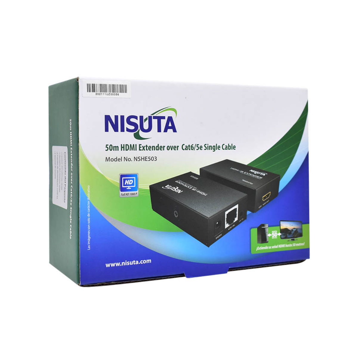Extensor UTP a HDMI 50m Nisuta