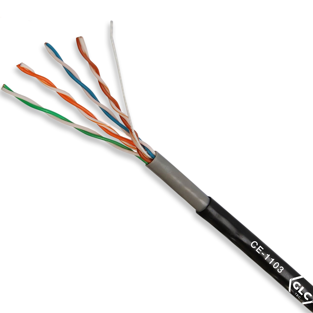 Bobina Cable UTP Cat 5e EXTERIOR 305m Doble Vaina GLC