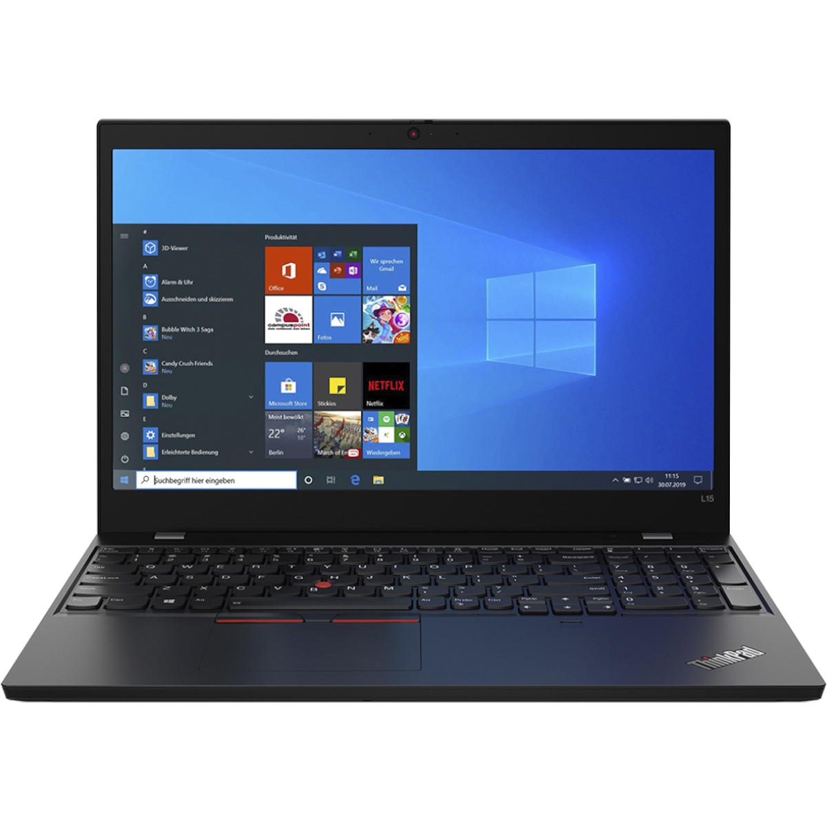 Notebook Lenovo ThinkPad L15 Ryzen 3 Pro 4450U - 8GB - 512GB SSD - 15.6