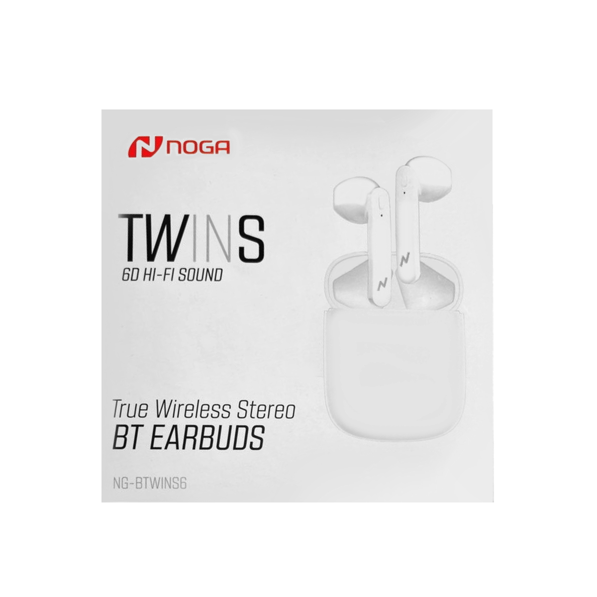 Auriculares Bluetooth In Ear Twins 6 Blancos Noga