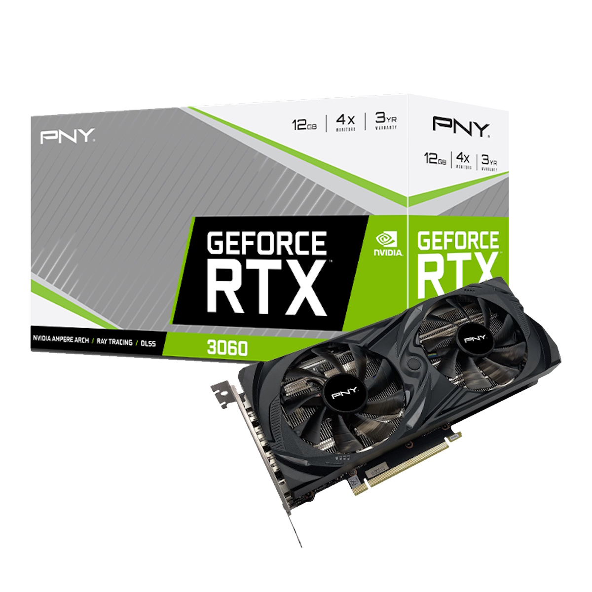 Placa De Video Gaming Rtx 3060 12GB DDR6 PNY