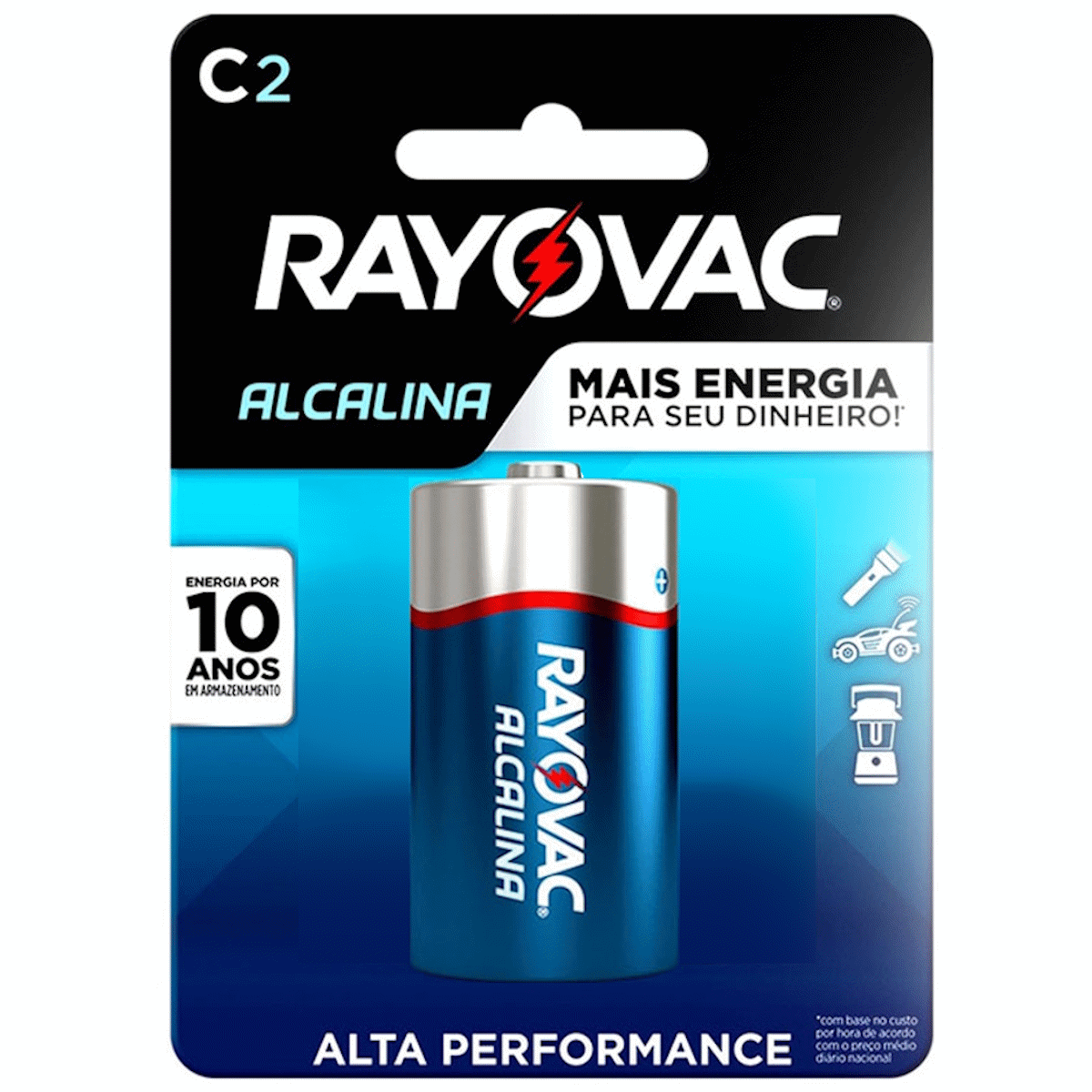 Pila Bateria C2 Rayovac (unidad)