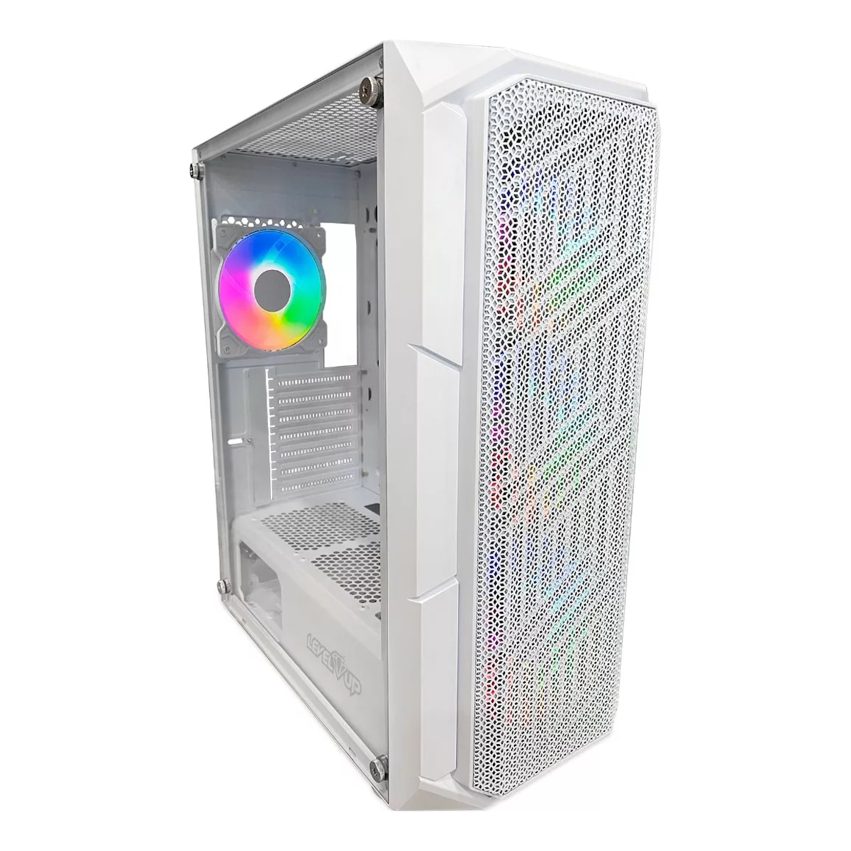 Gabinete Gamer Hercules E-atx Vidrio Templado RGB Level Up