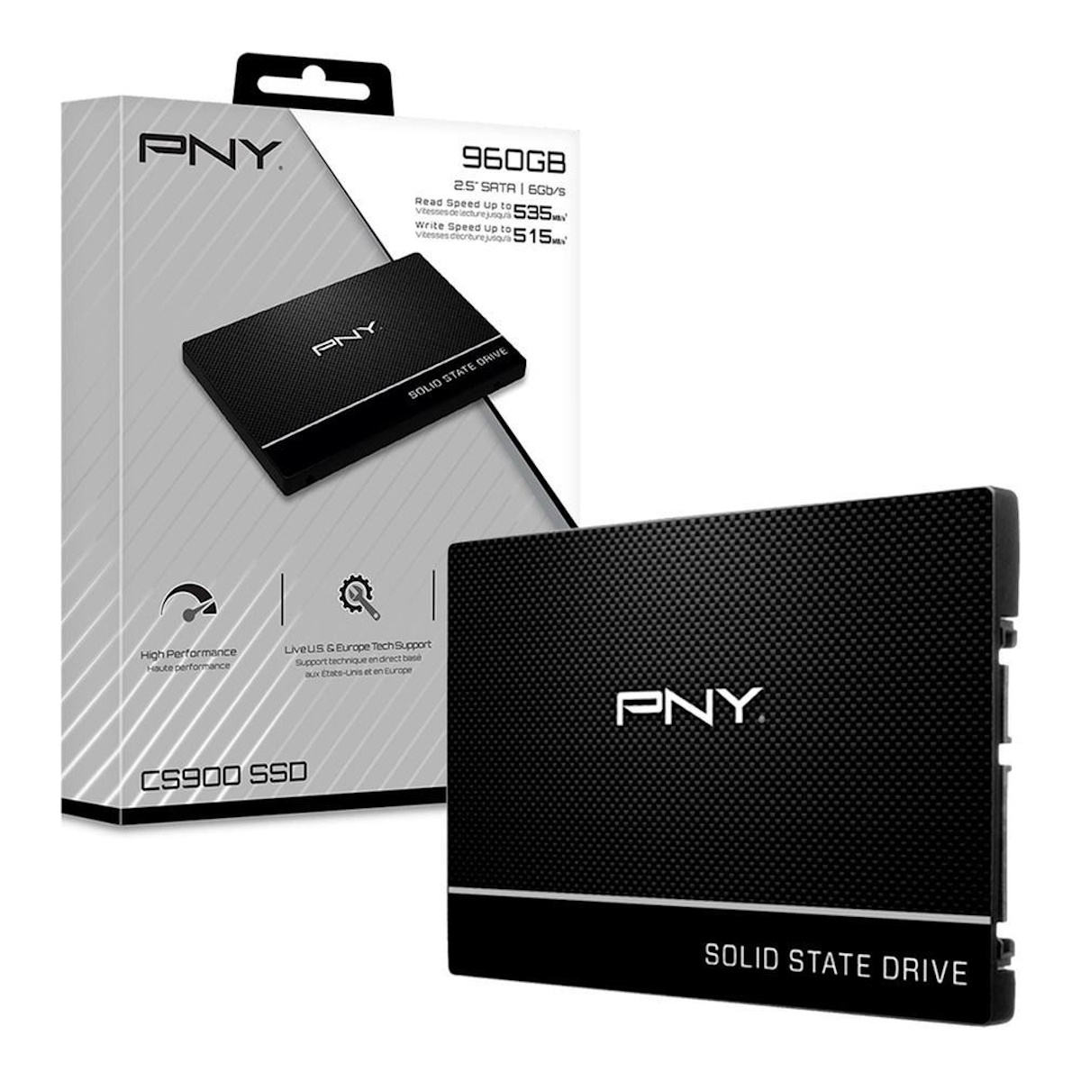 Disco Solido SSD 960GB CS900 PNY