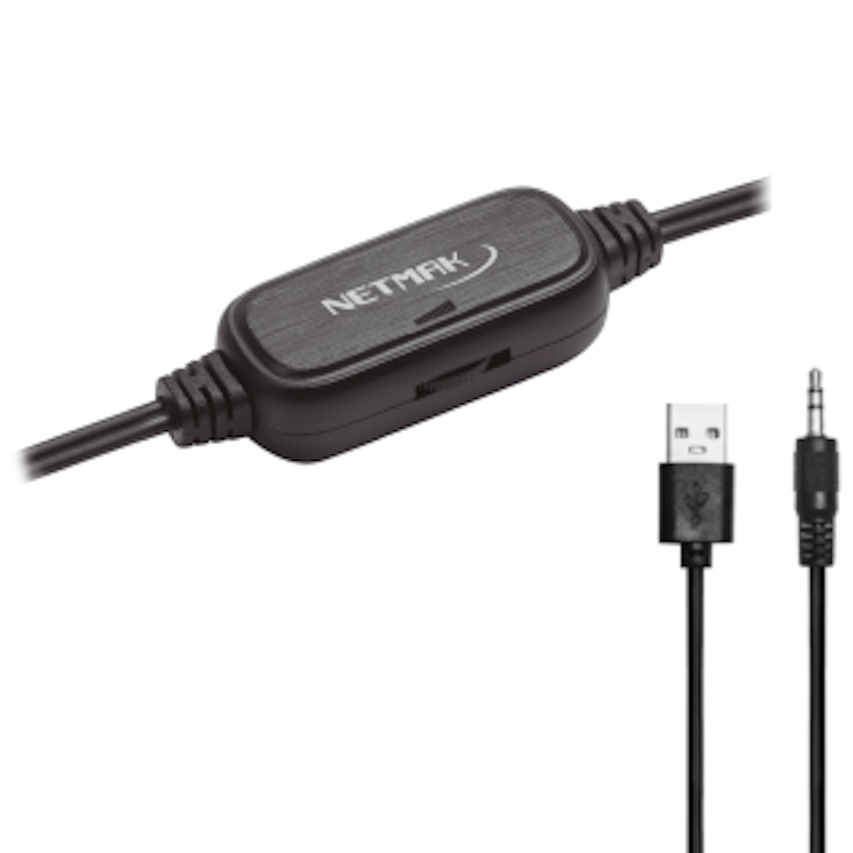 Parlantes Pc Usb Nm-bora Madera Negro/marron Netmak