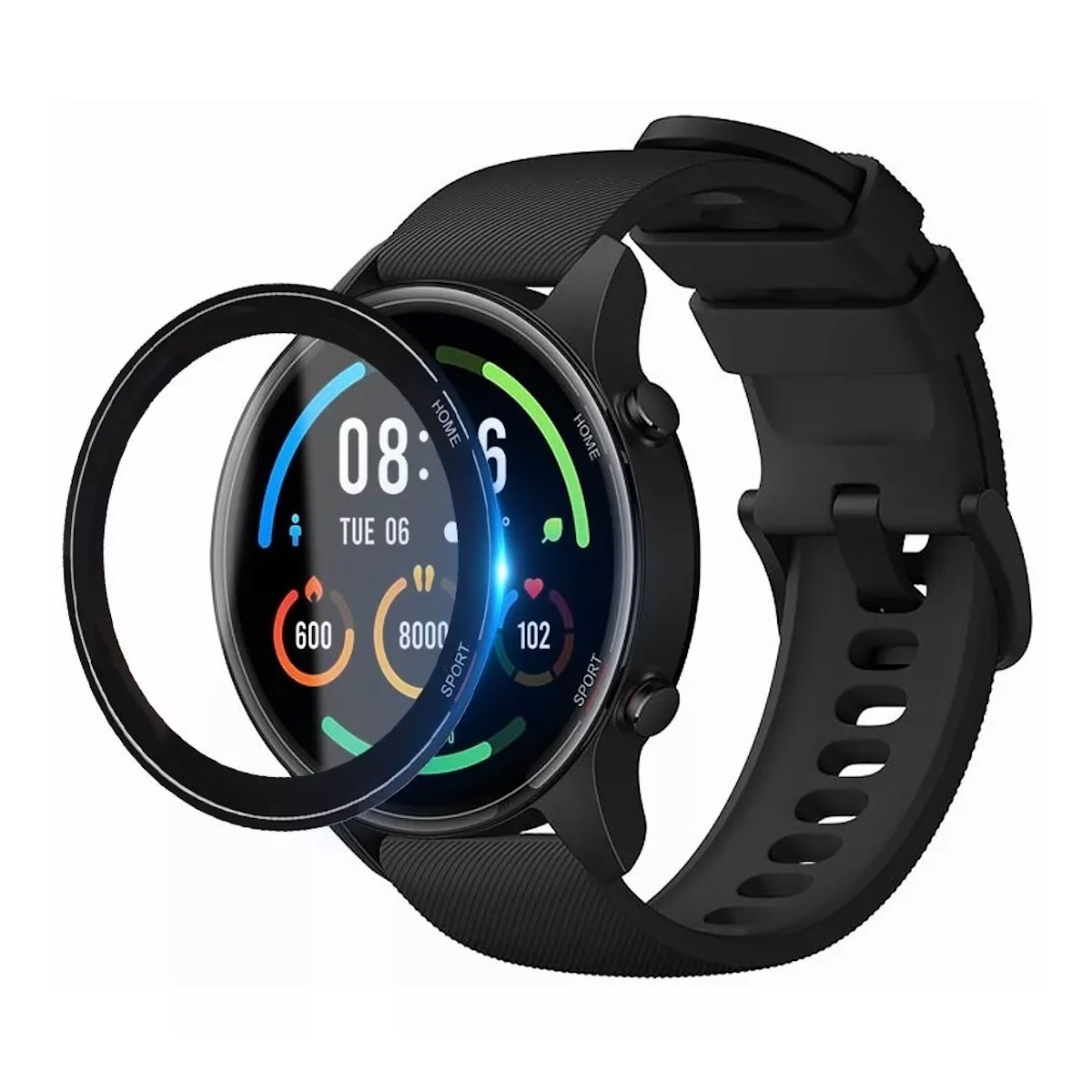 Vidrio Templado Borde Negro Mi Watch Xiaomi