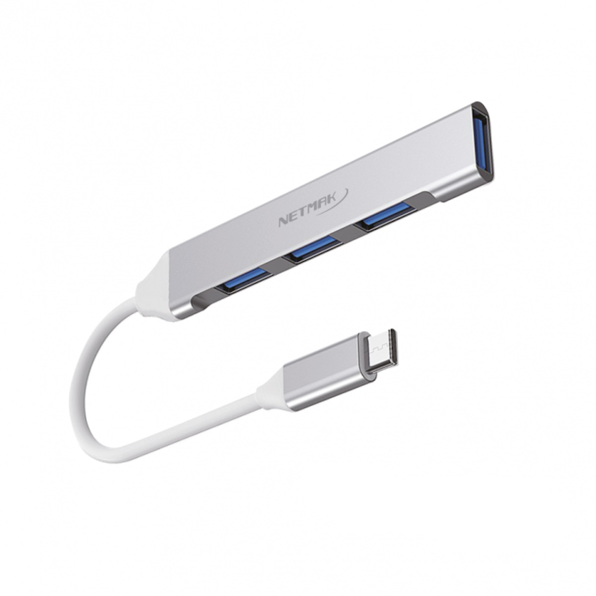 Hub USB C a 3 Puertos USB 2.0 + 1 Puerto USB 3.0 NM-AC09 Netmak