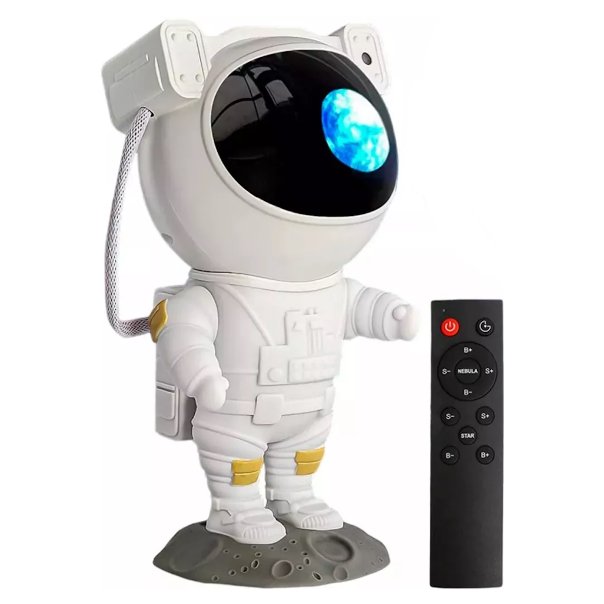 Lampara Led Astronauta Proyector Estrellas