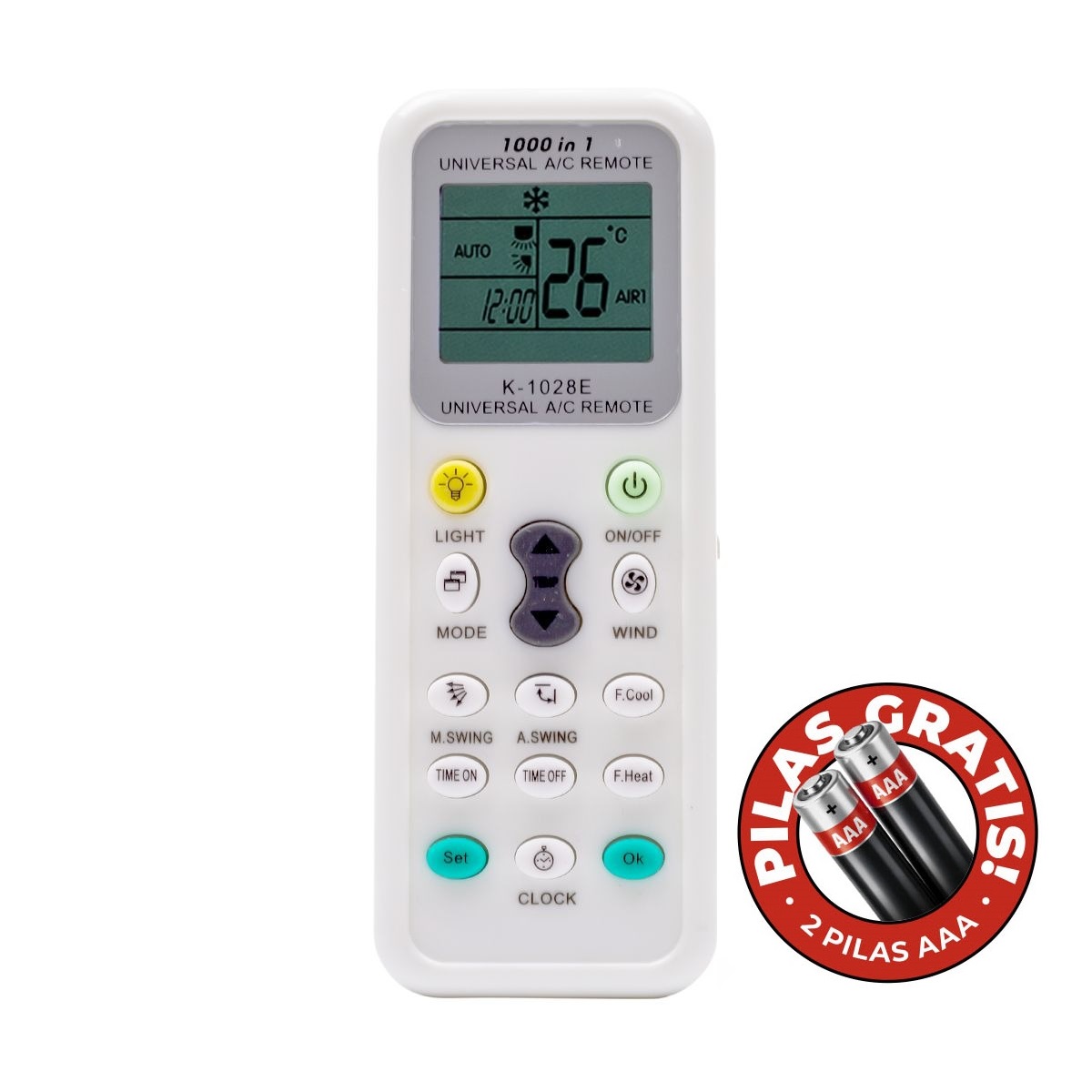 Control Remoto Universal Aire Acondicionado Suono