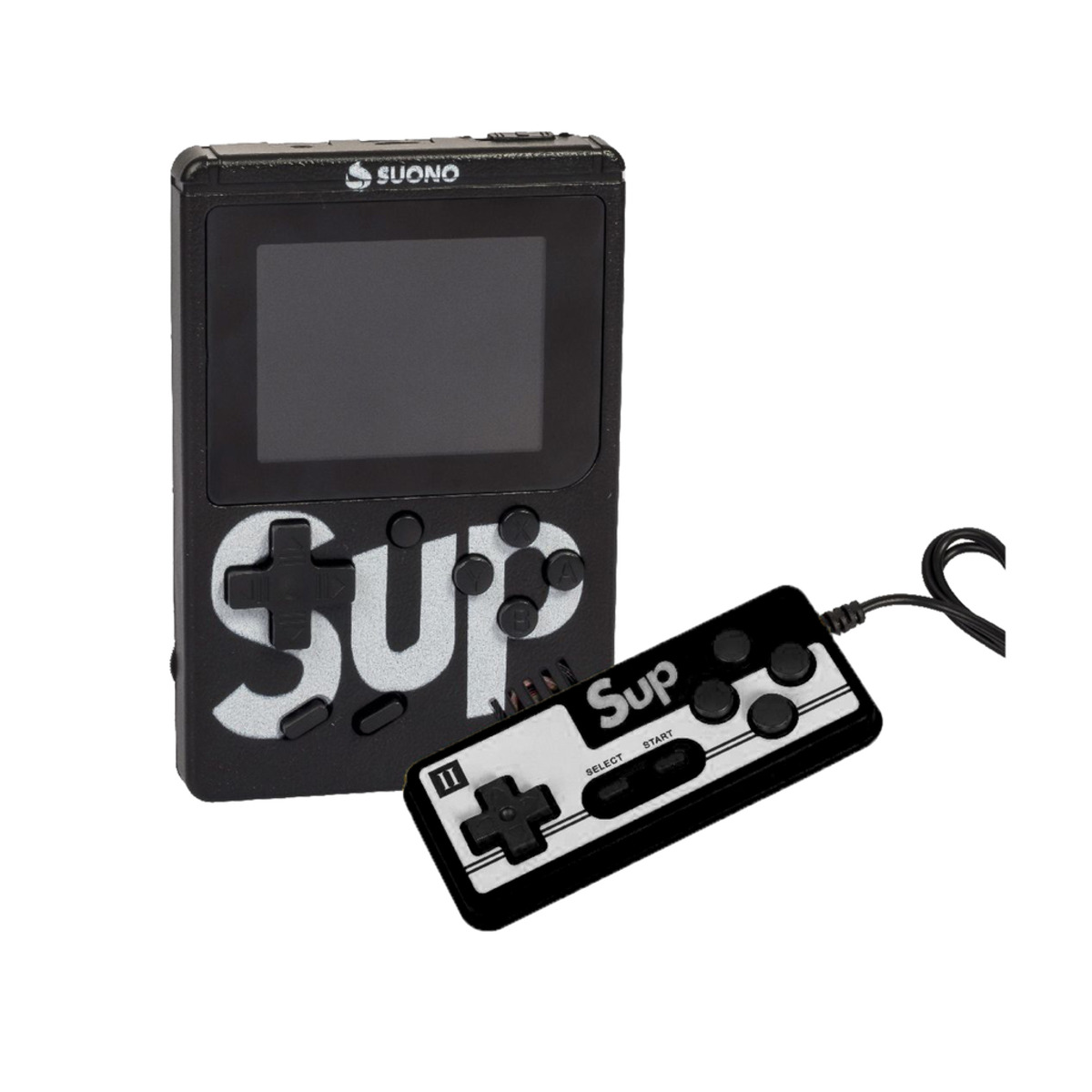 Consola 8 Bits C/ Joystick 400 Juegos Negro Suono
