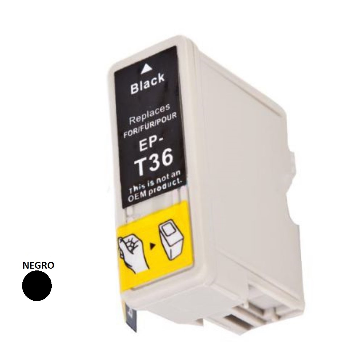 Cartucho Epson Alternativo T038 Negro Aqx