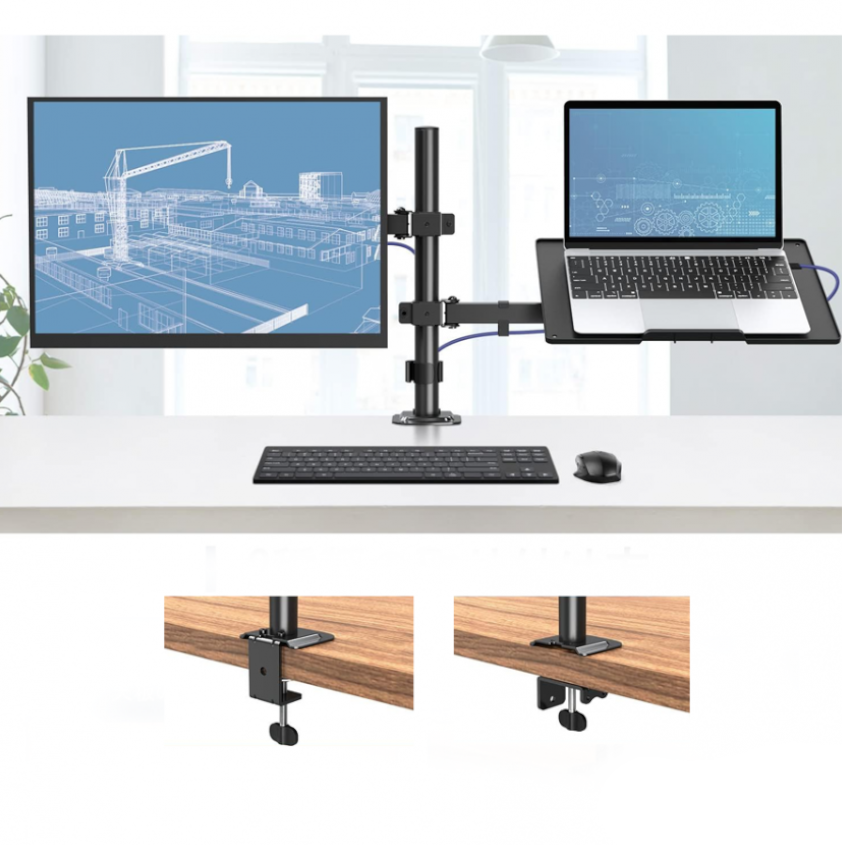 Soporte Doble Brazo Monitor 13