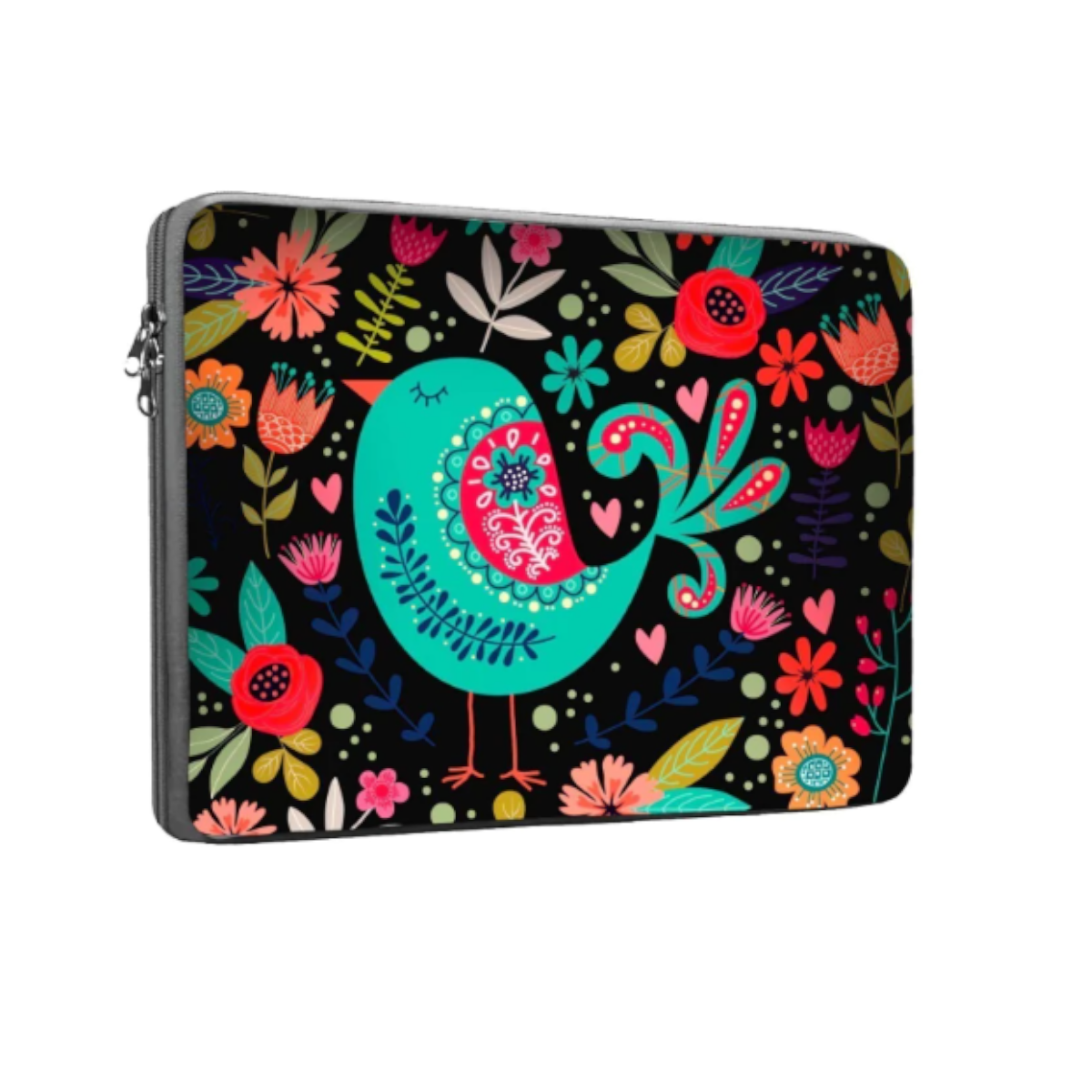 Funda Notebook 13.3 Estampado 43 Bird Negro
