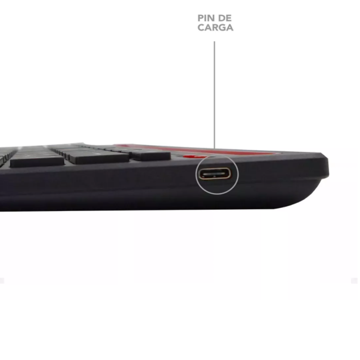 Teclado Bluetooth + Inalambrico Recargable Negro KB650 Netmak