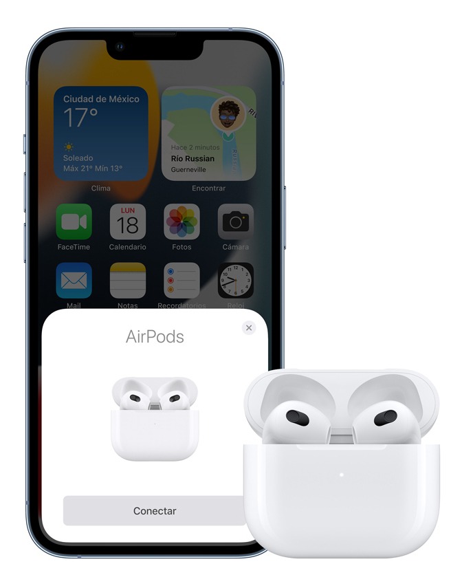Auriculares Bluetooth In Ear AirPods 3 Originales Blanco Apple