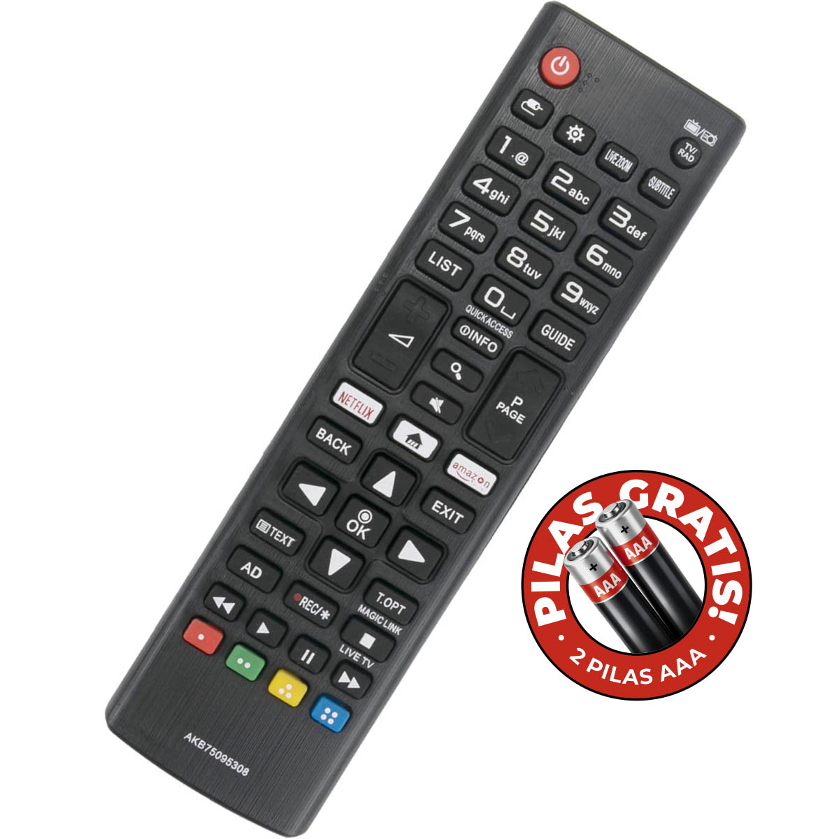Control Remoto TV LG AKB75095308
