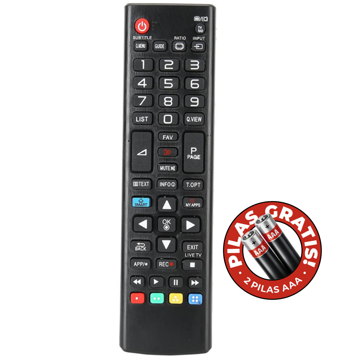 Control Remoto TV Alternativo LG AKB73715601