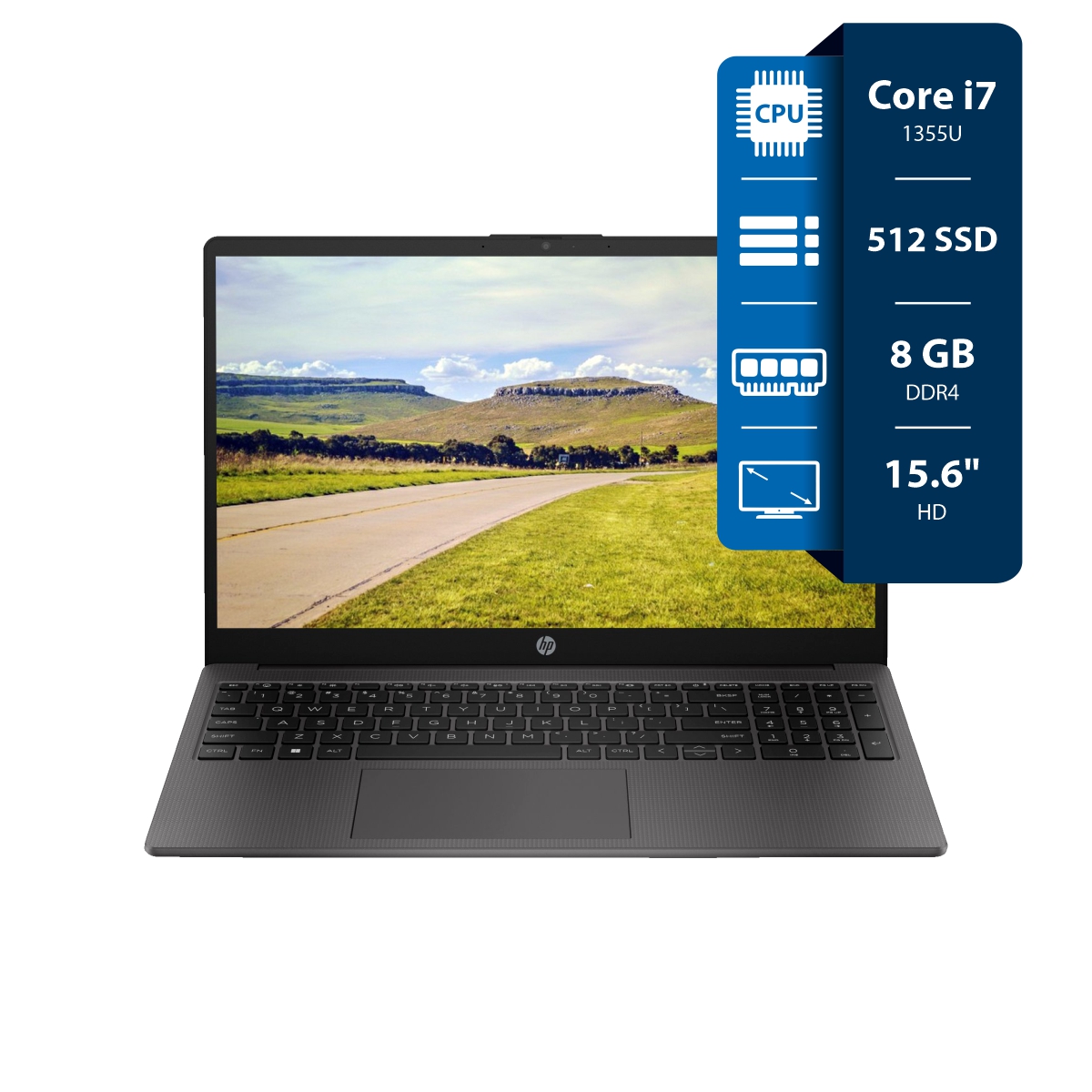 Notebook HP 250 G10 I7 1355U - 8GB - 512SSD - HD 15,6