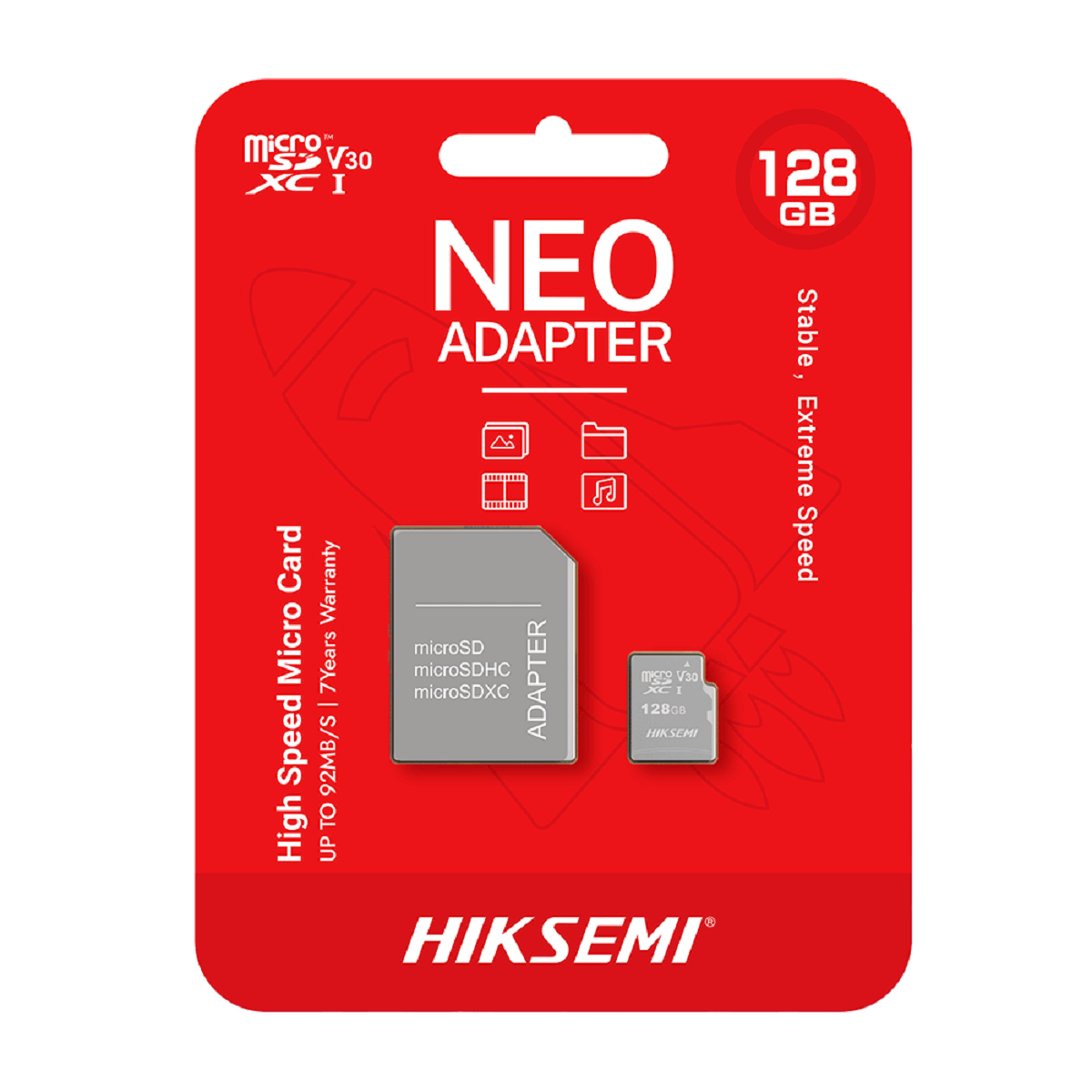 Memoria MicroSD 128GB Clase 10 Neo Hiksemi
