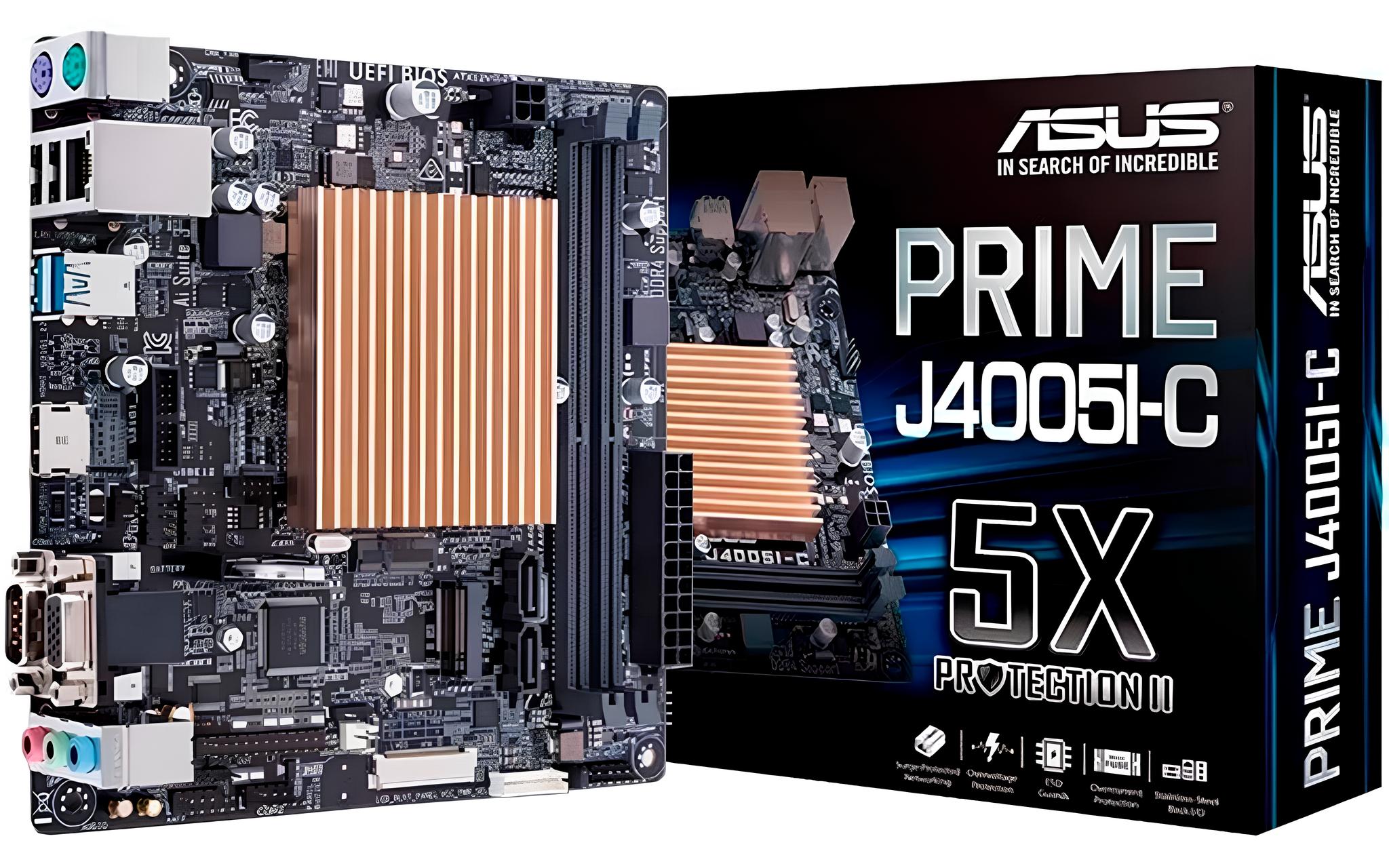 Combo Actualizacion Celeron - Mother J4005I-C Asus - Ram 8Gb