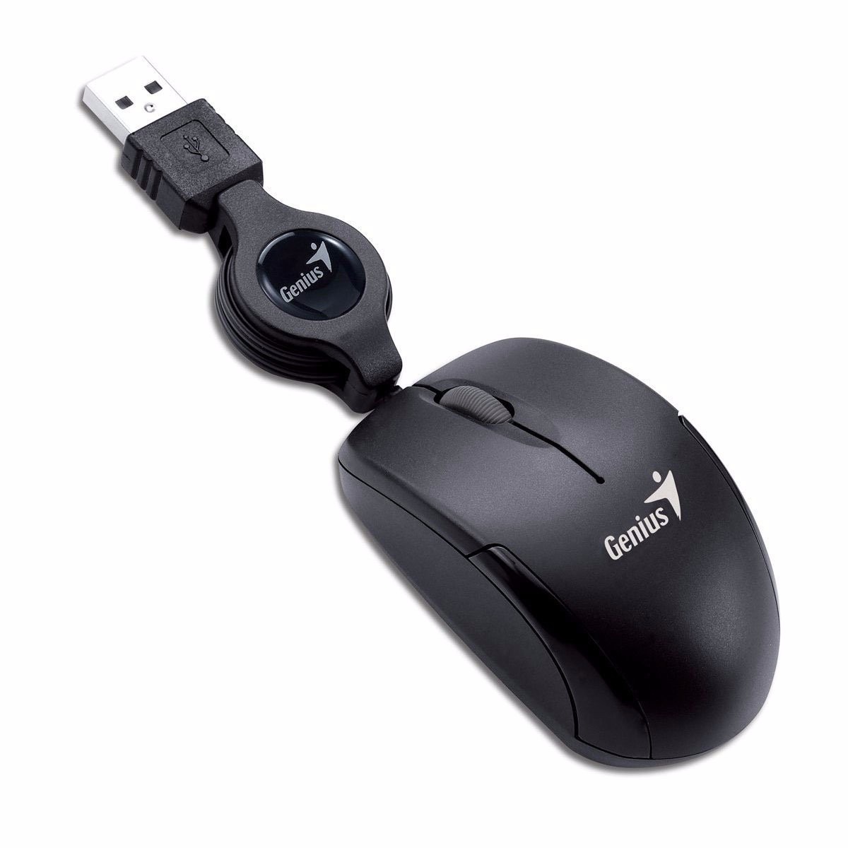 Mouse Usb Micro 1000 Dpi Traveler Black Genius
