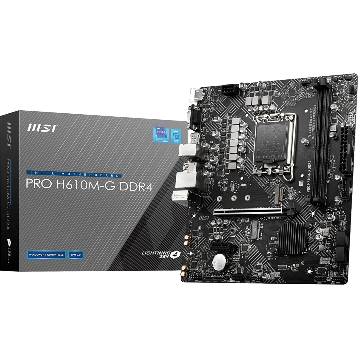 Combo Actualizacion i7 12700 - Mother H610 MSI - Ram 16Gb - Ssd NVMe 500Gb PNY