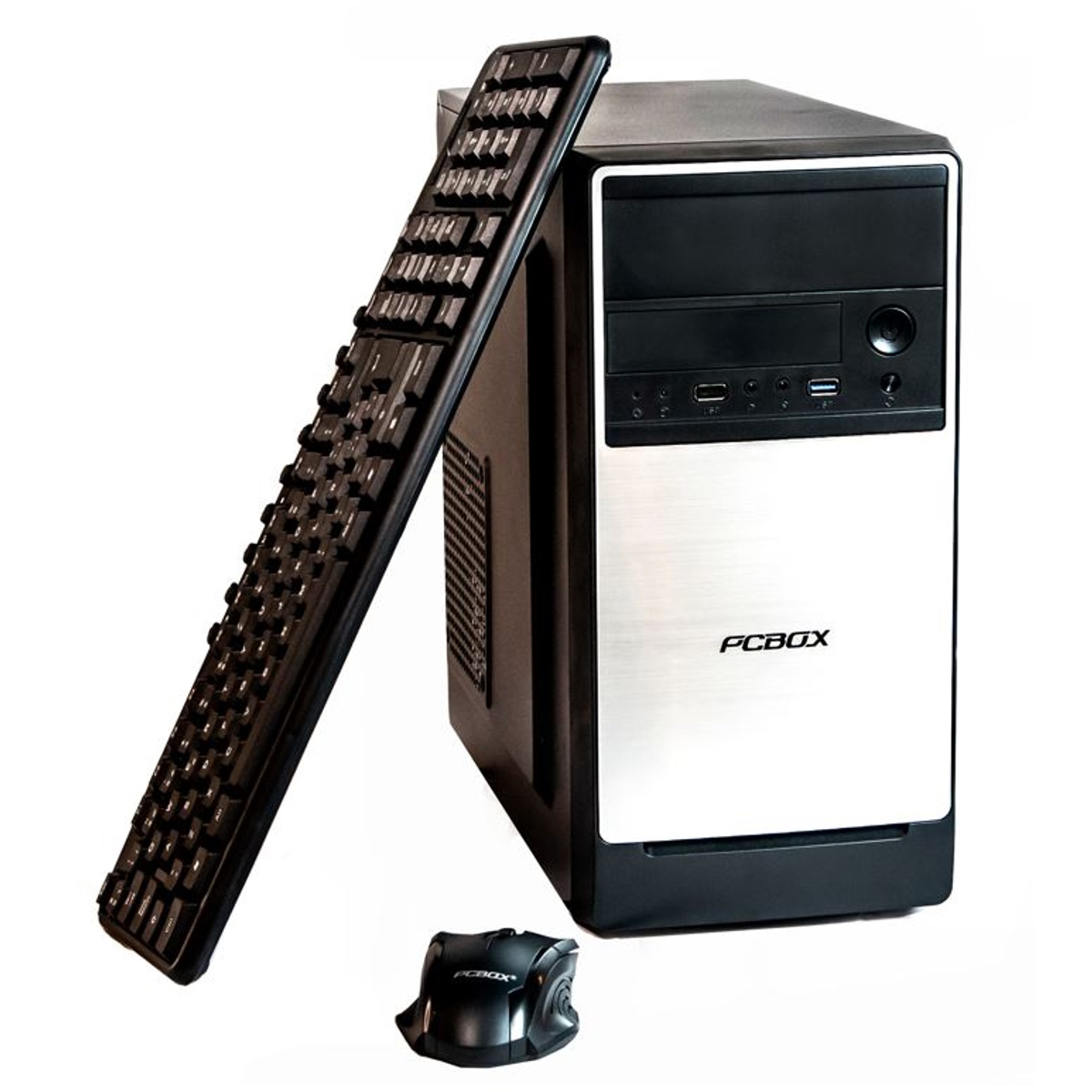 Computadora AMD E2 Quadcore- 8GB - SSD240 - Gabinete Kit Pcbox  - Monitor 19