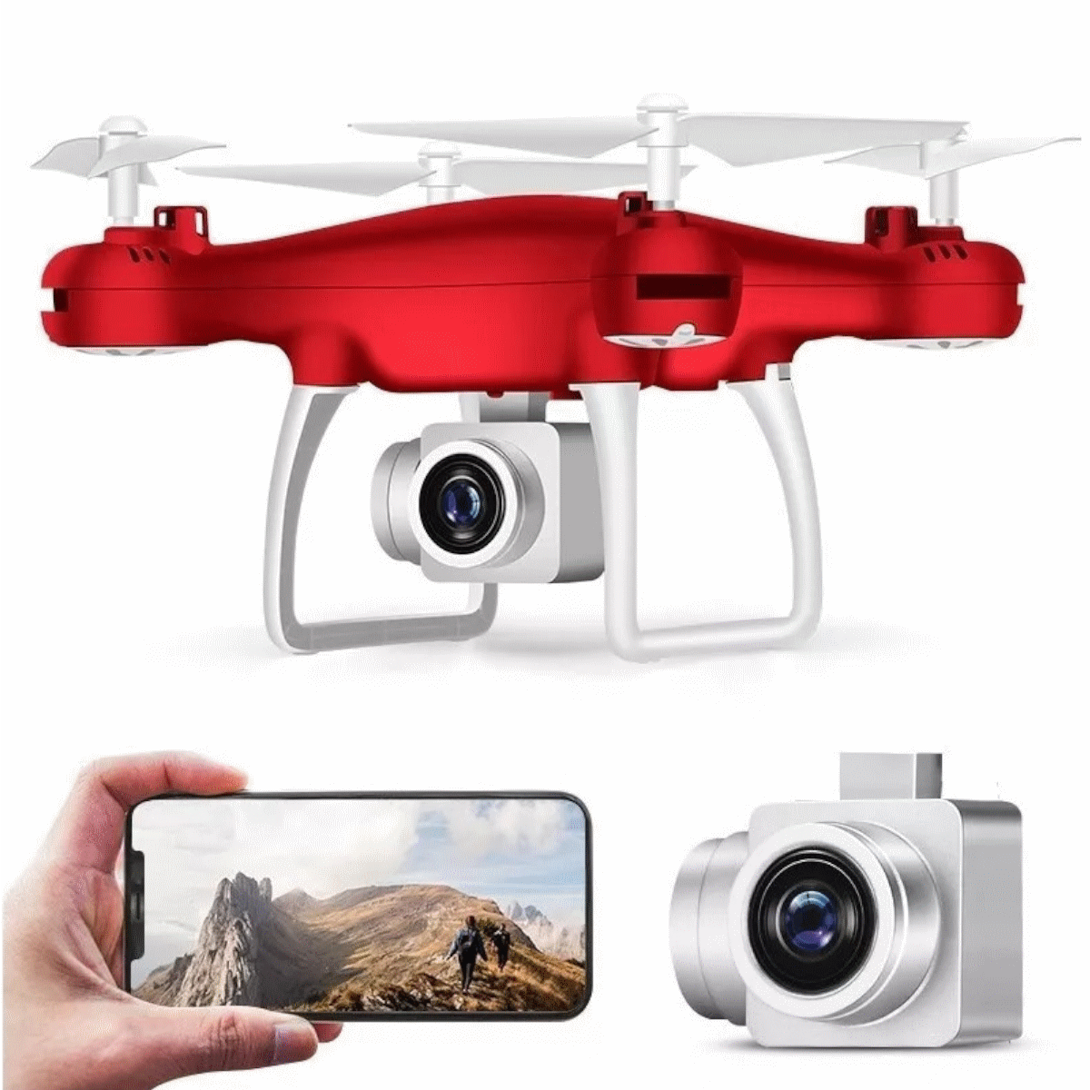 Drone 2.4G Sensor C/Camara HD TXD-8S