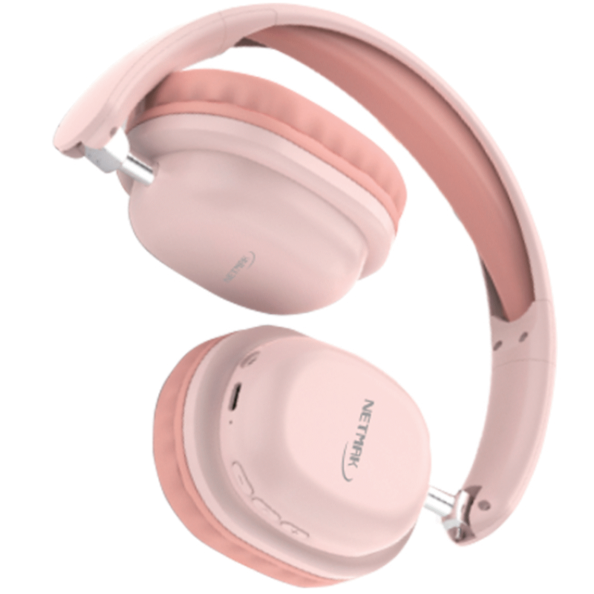 Auriculares Bluetooth Vincha Plegable Modo Dual Rosa NM-LIVE-P Netmak