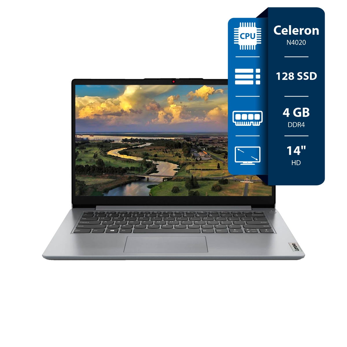 Notebook Lenovo Celeron N4020 - 4GB - 128GB - 14