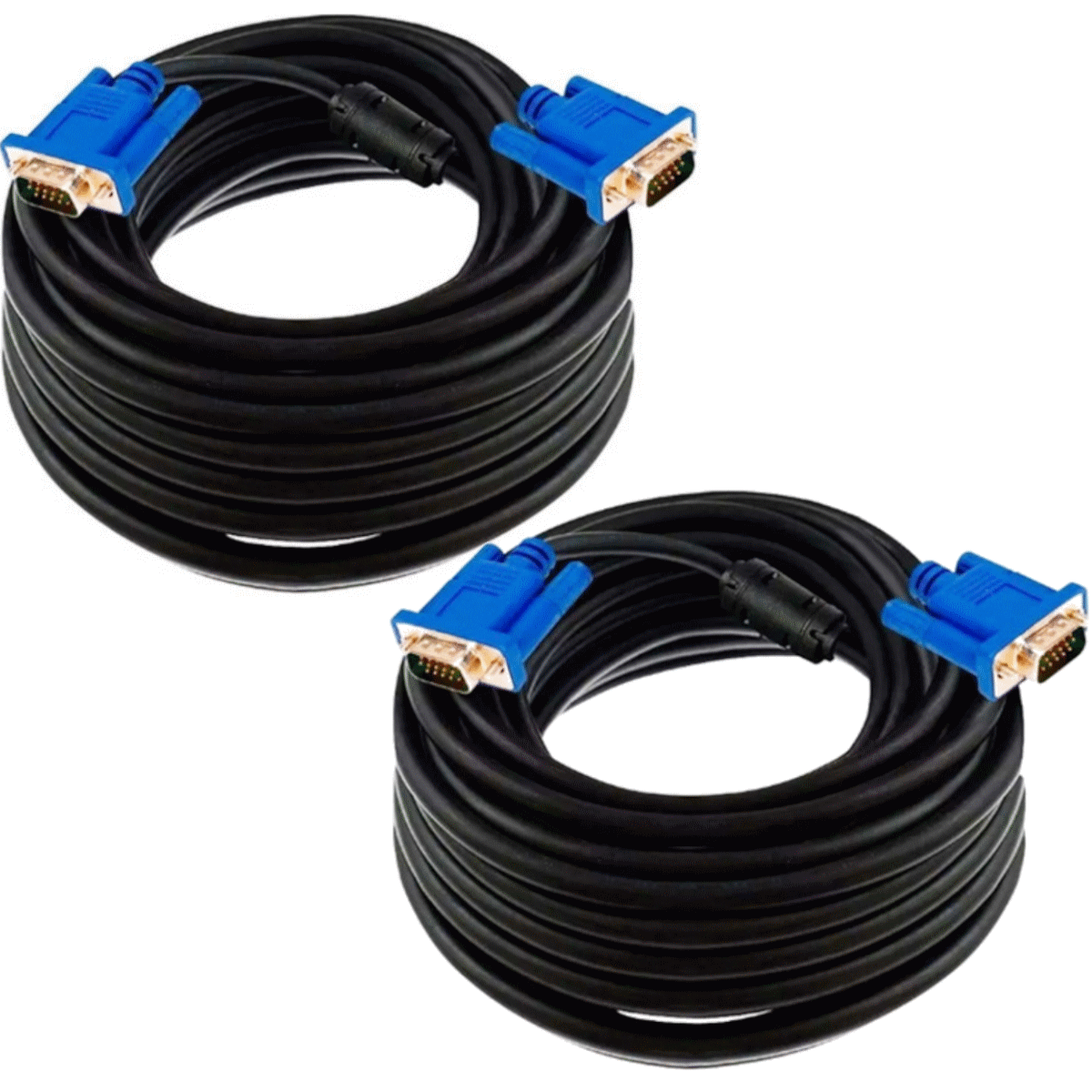 Combo Cable VGA 20m X2 Unidades