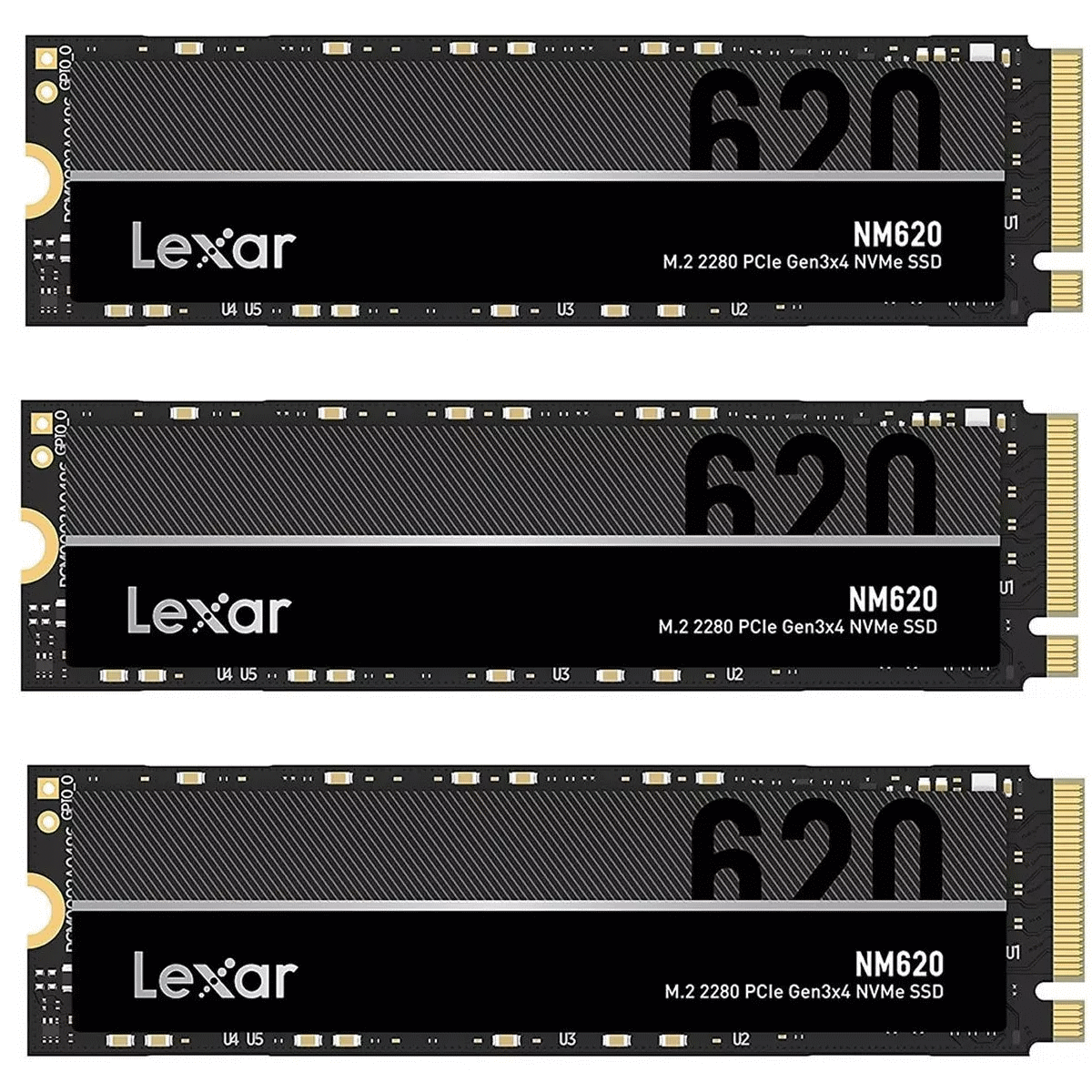 Combo SSD NVME 256Gb X3 Unidades