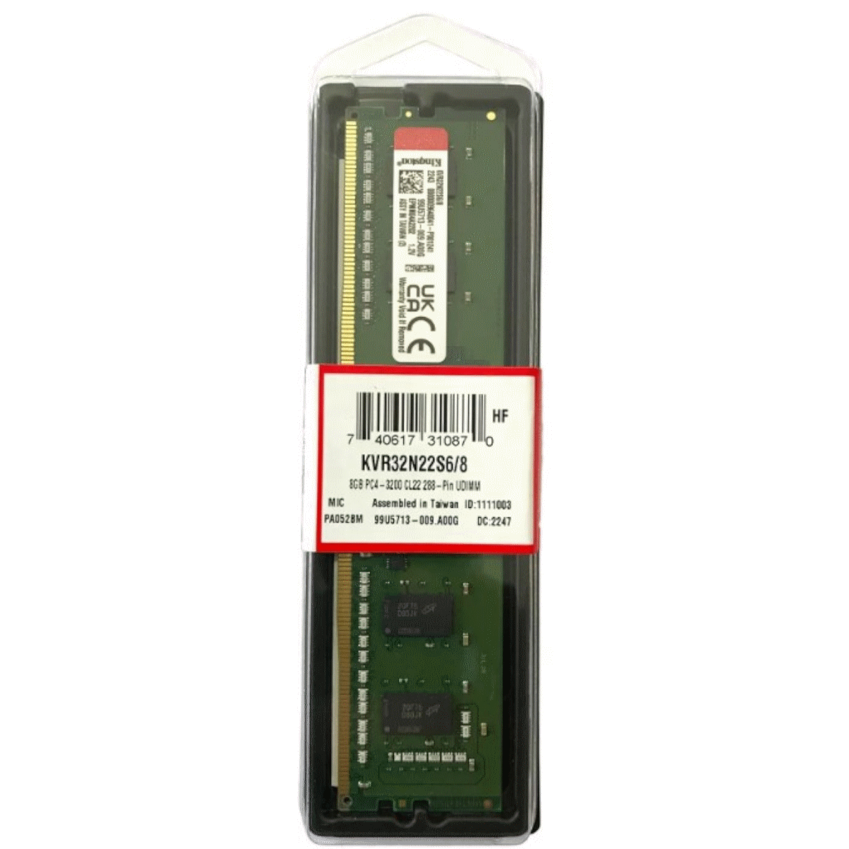 Memoria Ram Pc DDR4 8Gb 3200Mhz Kingston