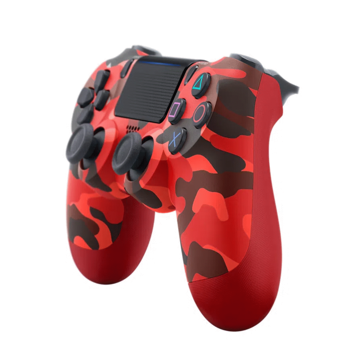 Joystick Inalambrico PS4 Camuflado Alternativo Rojo