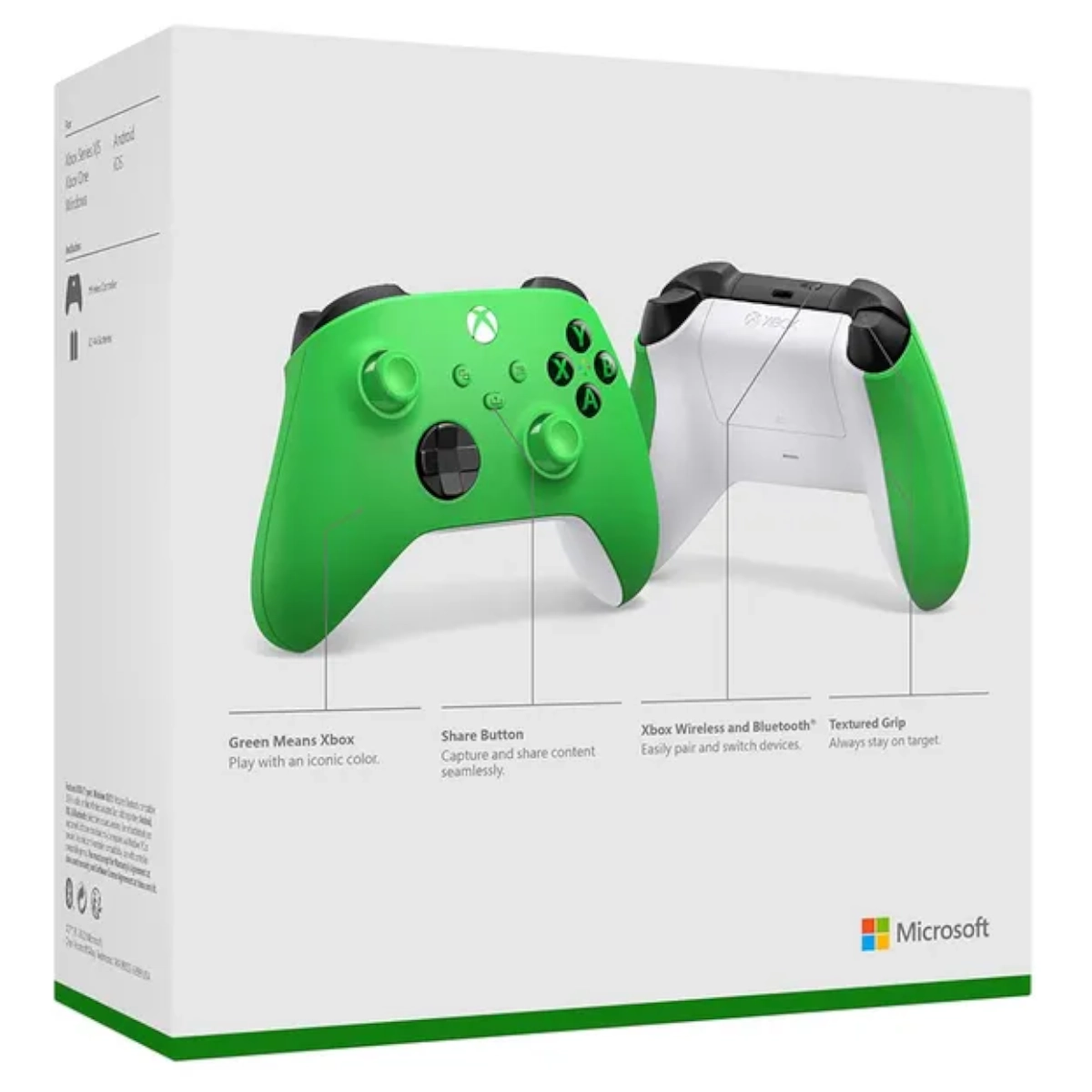 Joystick Xbox One Series X / S Inalambrico Velocity Green Microsoft