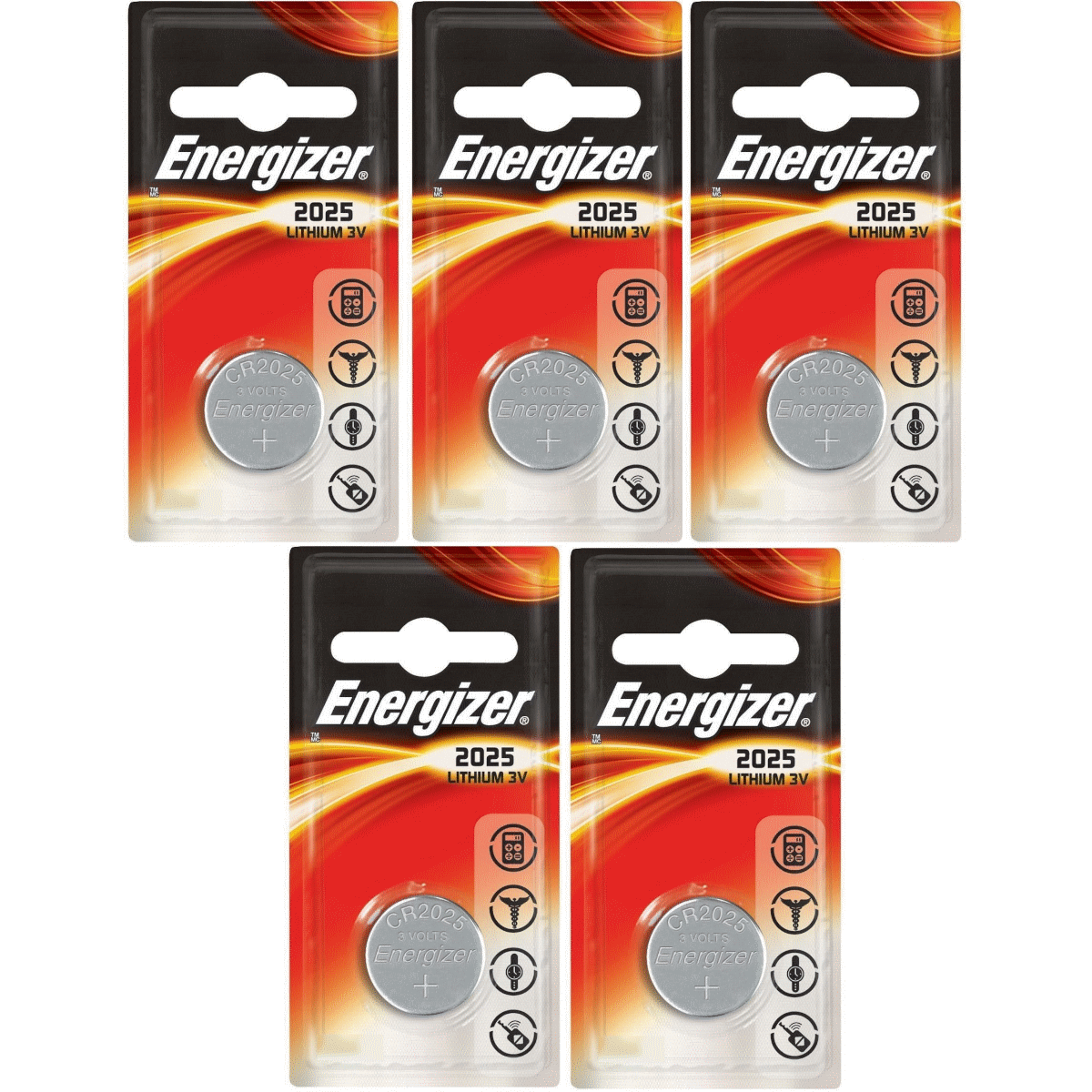 Combo Pilas CR-2025 X5 Unidades