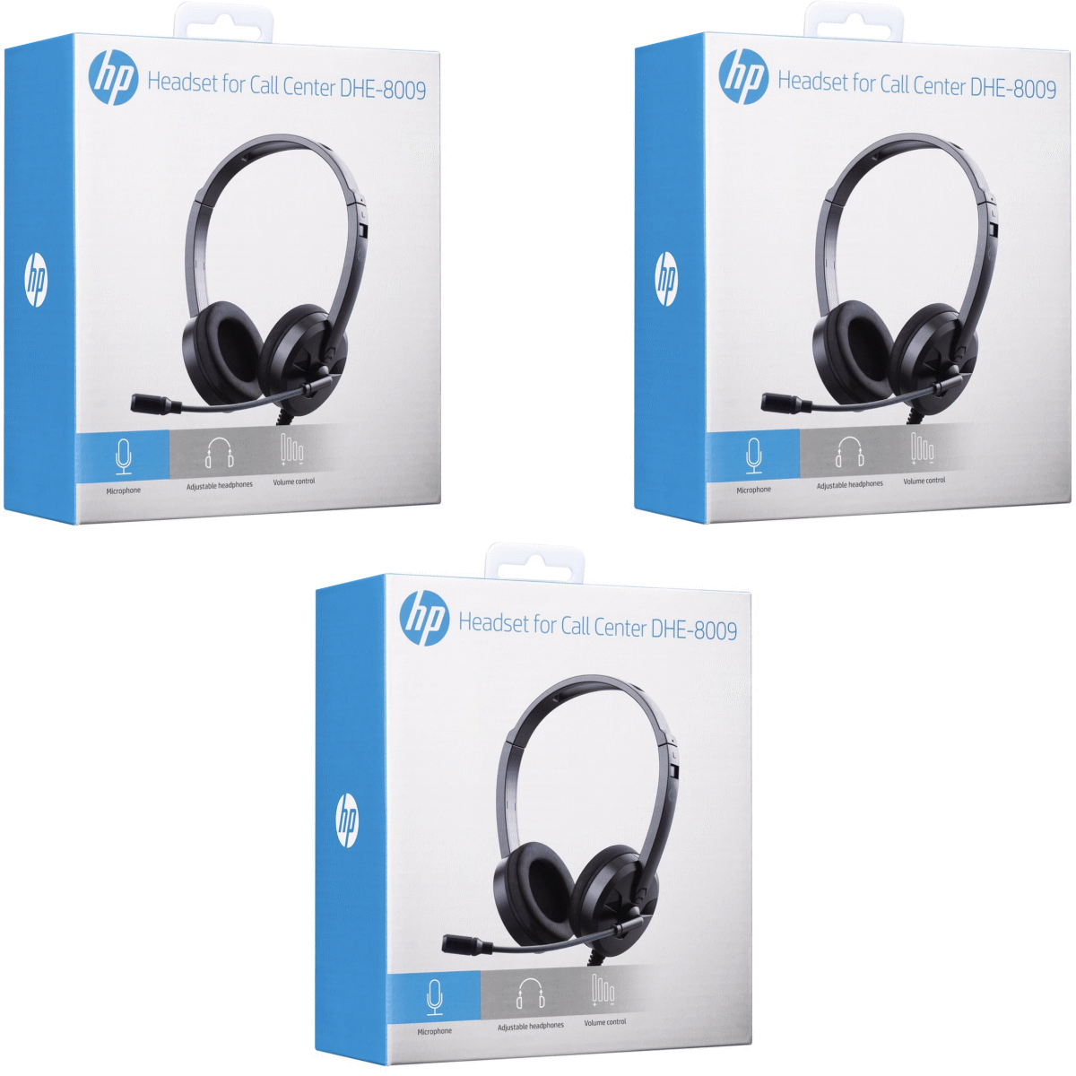 Combo Auriculares PC Vincha X3 Unidades