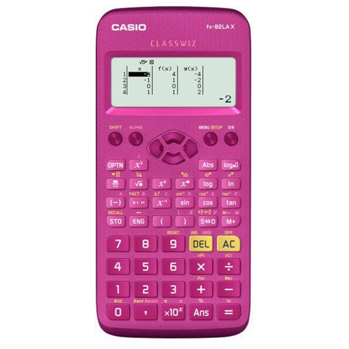 Calculadora Cientifica FX-82LA X Rosa Casio
