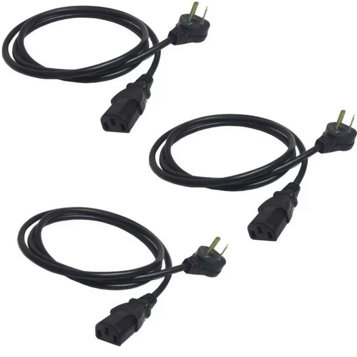 Combo Cable Alimentacion C13/C14 X3