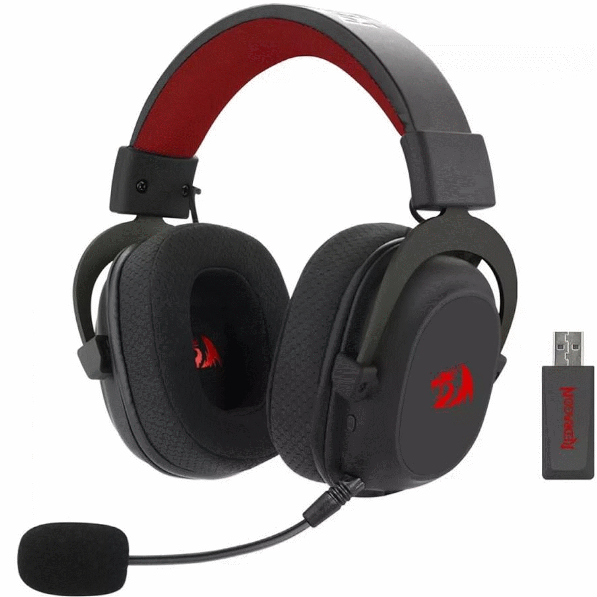 Auriculares Gamer Inalambrico/Cable Vincha Zeus Pro H510 7.1 Negro Redragon