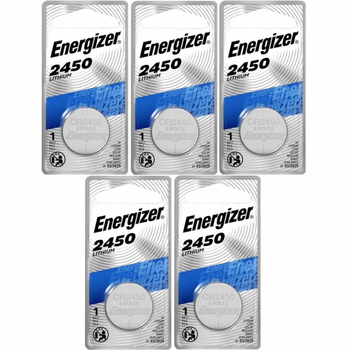 Combo Pilas CR-2450 X5 Unidades