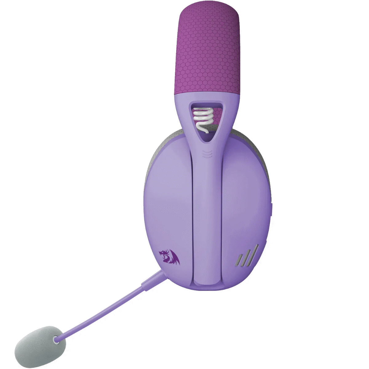 Auriculares Gamer Inalambrico/Cable Vincha Ire Pro H848PL Blanco/Purpura Redragon