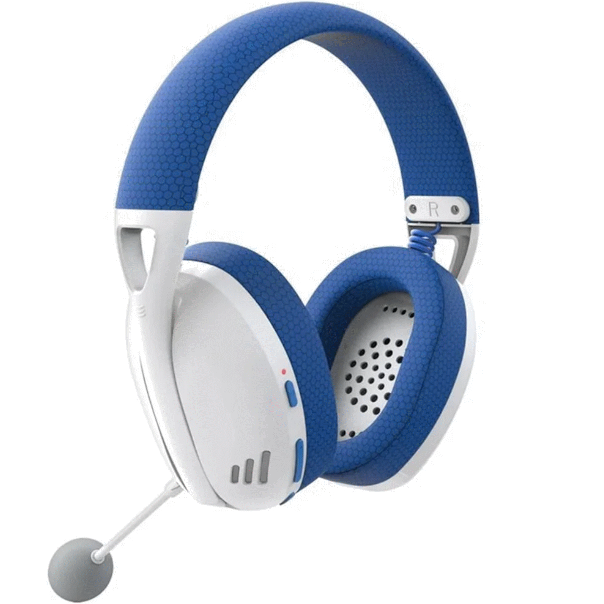 Auriculares Gamer Inalambrico/Cable Vincha Ire Pro H848B Blanco/Azul Redragon
