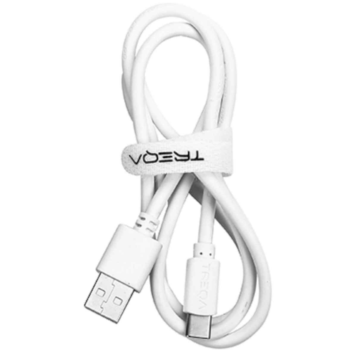 Cable USB C a USB 1m Blanco Treqa