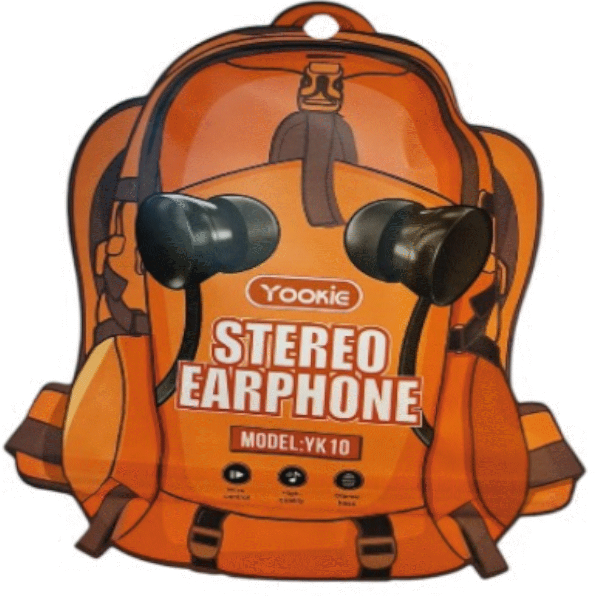 Auriculares Cable In Ear Multicolor Exhibidor Mochila Yookie