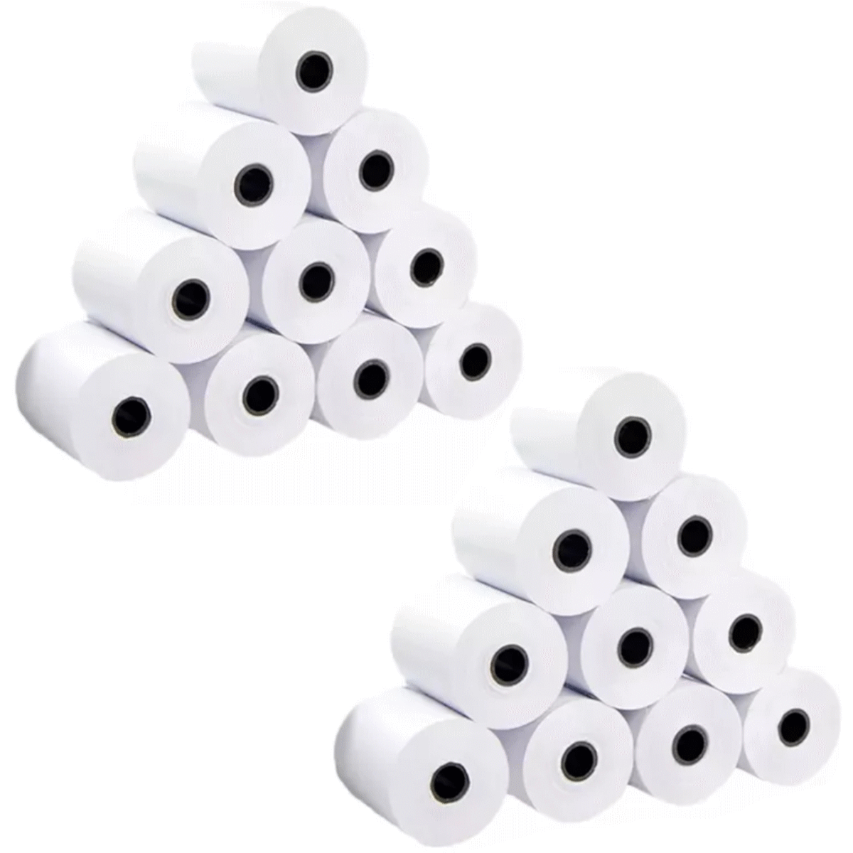 Combo Rollo Papel Termico 57mm X 18m 48gr X 20 Unidades