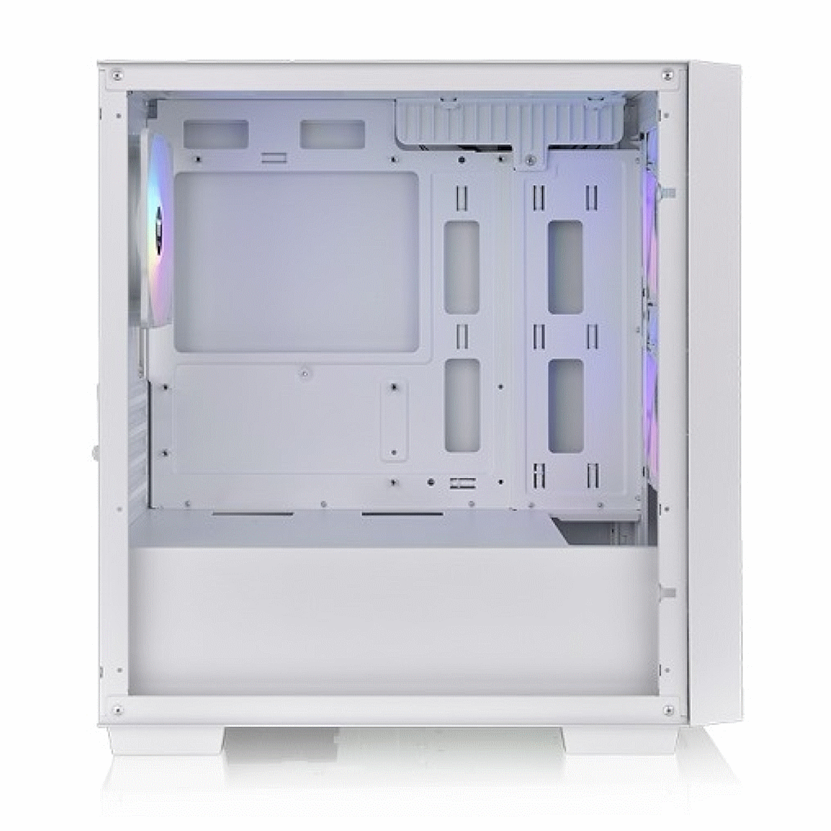 Gabinete Gamer H16 TG ARGB Snow Edition Blanco + Fuente 650W 80 Plus Bronze Thermaltake