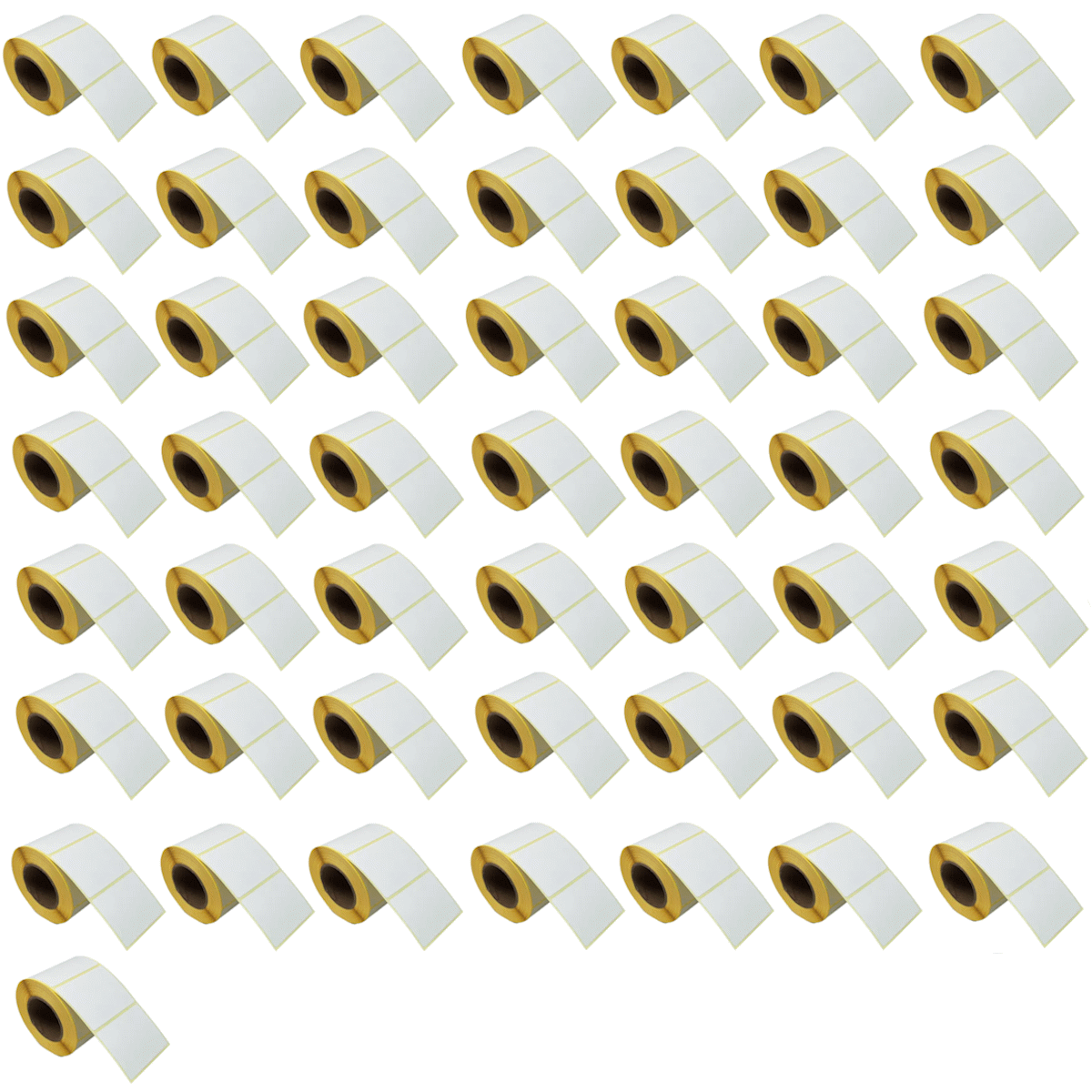 Combo Rollo Etiquetas Termicas 55mm X 44Mts X50 Unidades (25000 Etiquetas)