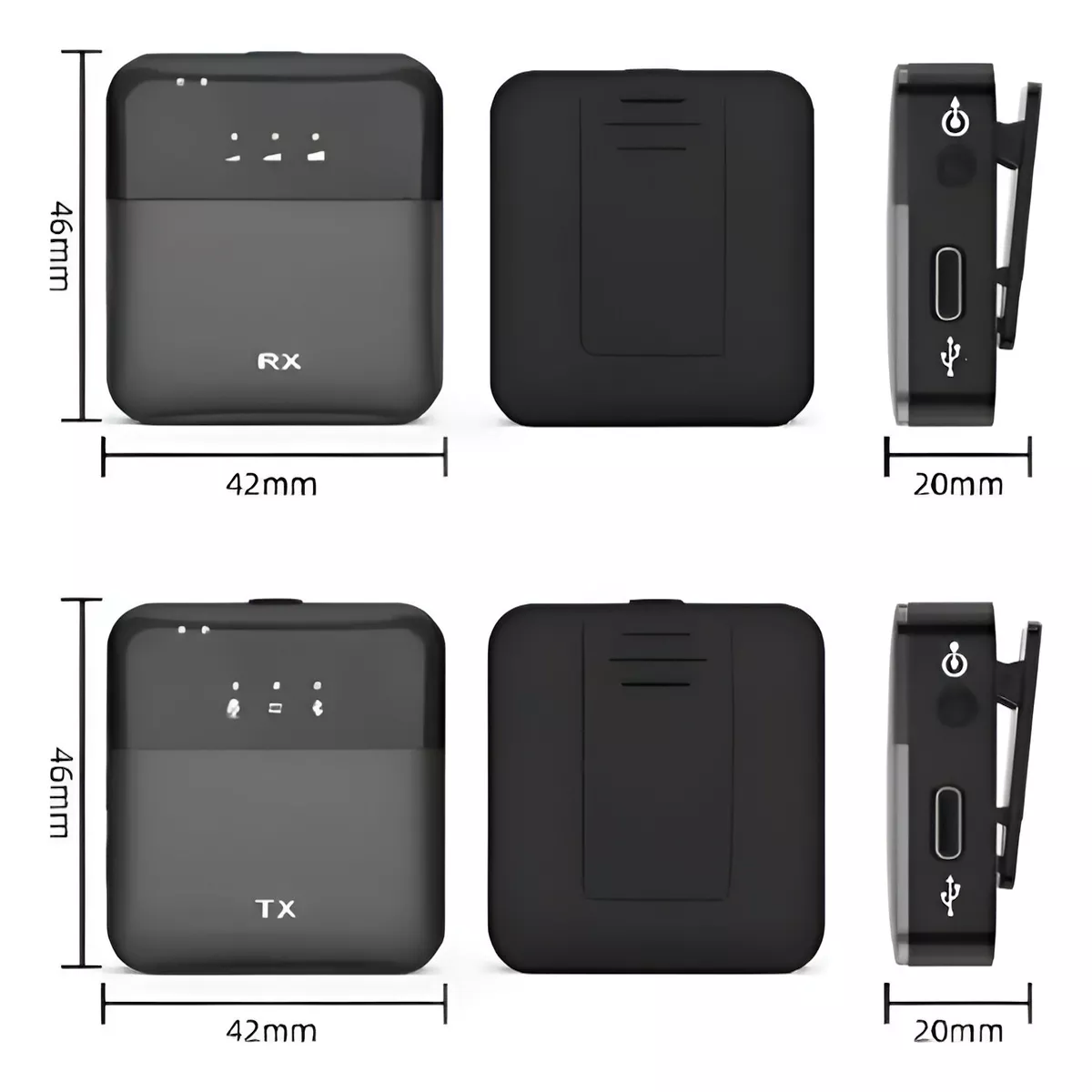 Microfono Corbatero Inalambrico Lightning x2 SX9-IP Seisa