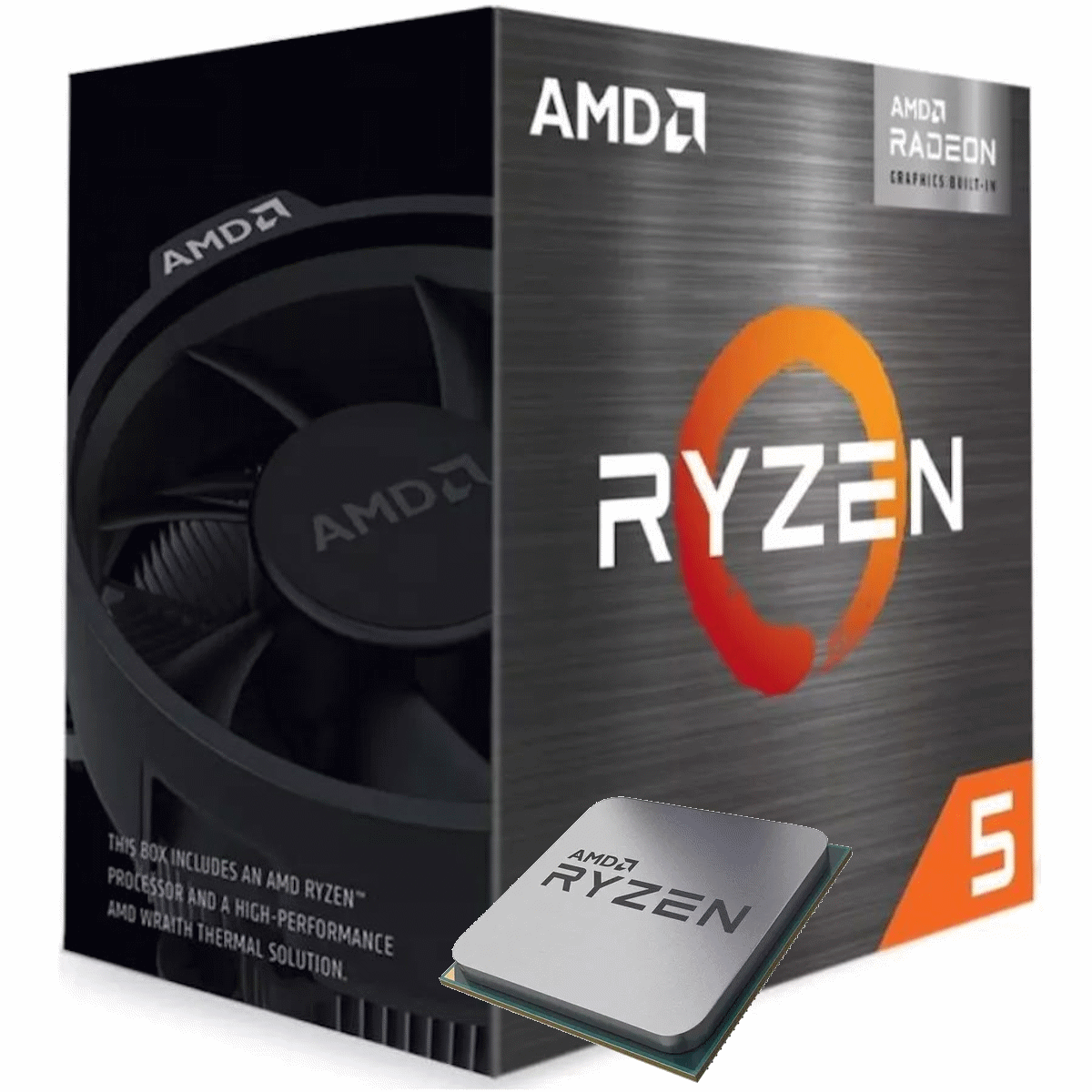Computadora Ryzen 5 - 8Gb - Ssd 256Gb - Gabinete Andromeda RGB - Monitor Gamer 27